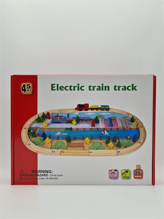 Деревянная железная дорога 45 деталей ZT-SR-002669 - фото 1487