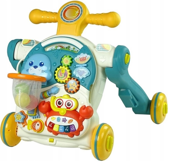 Развивающий центр Ходунки-каталка 4 в 1 HE0826 HE0826 - фото 4536