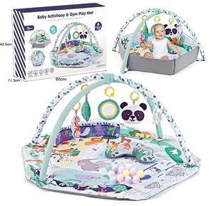 Развивающий игровой коврик для новорожденного с дугами и игрушками 3342 ZT-SE-004976