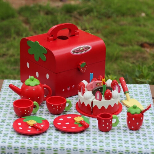 Игровой набор Торт на Др красный клубника KBQ-2020004 ZT-PR-001874