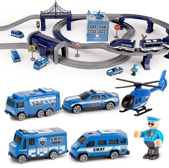 Железная дорога Police 92 деталей ZT-TA-005243