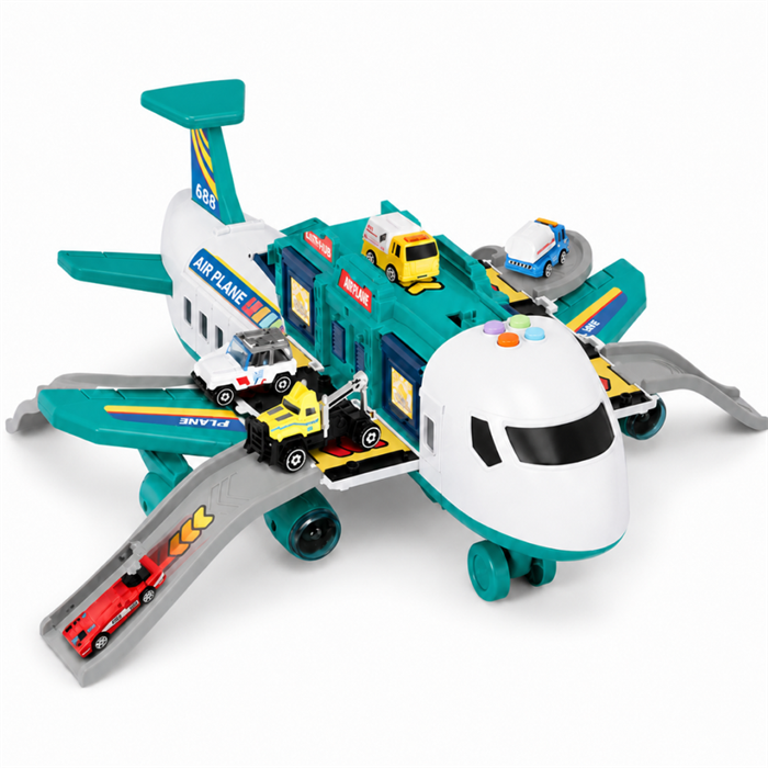 Большой игрушечный самолет на треке ZT-TA-005116