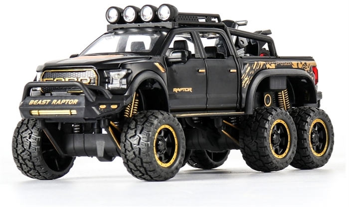 Машинка металлическая Ford Raptor Black 5215 ZT-TA-005215 - фото 5446