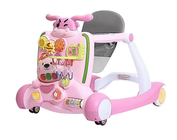 Развивающий центр Ходунки-каталка 675-Розовый HC440675