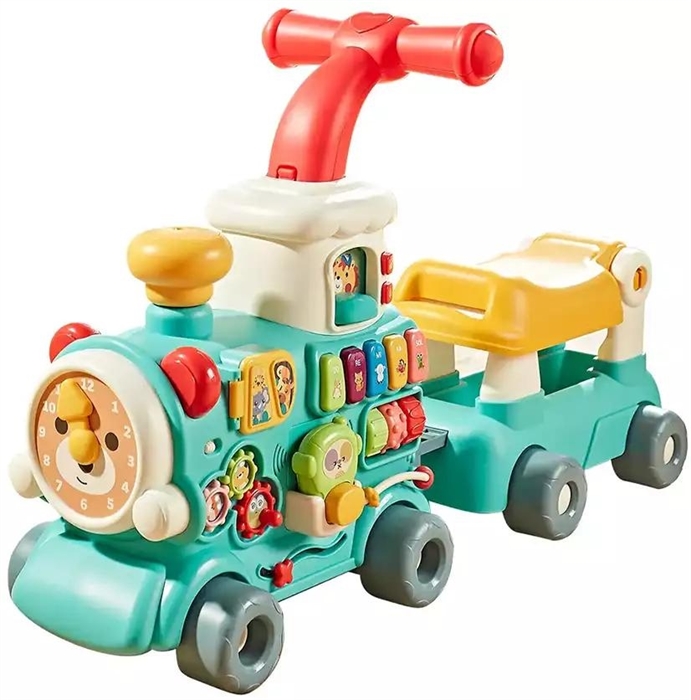 Ходунки каталка для детей 4 в 1 Паровозик с вагоном 6064 6064