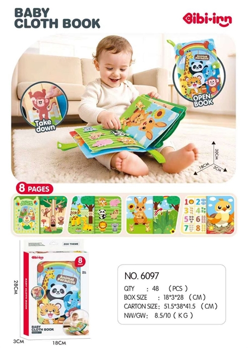 Книжка-игрушка Busy book Животные 6097 6097