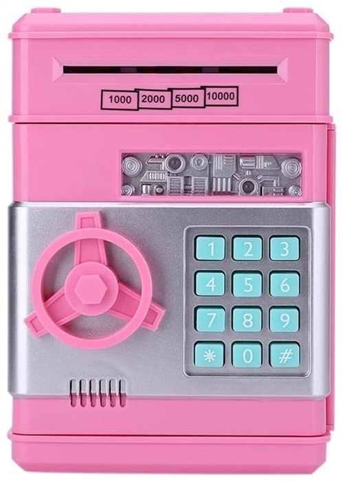 Детская электронная Копилка сейф Pink ZT-PR-005185