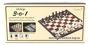 {{photo.Alt || photo.Description || 'Шахматы магнитные 3 в 1. Brown 47710 Сред.'}}