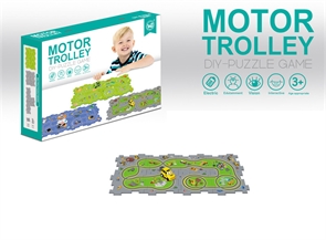 Интерактивный трек-пазл Motor Trolley с автоматической машинкой ZT-RI-005776