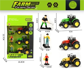 Игровой набор с тракторами Веселая Ферма, ZT-TA-005863