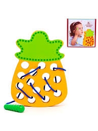 Шнуровка фрукты в коробке Ананас ZT-MT-001818