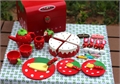 Игровой набор Торт на Др красный клубника KBQ-2020004 ZT-PR-001874