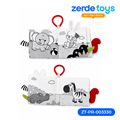 Книжка-игрушка шуршалка Животные ZT-PR-003330