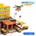 Игровой набор Гараж Строительная техника с треком и машинками 16245 ZT-TA-005547
