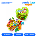 Бусы фигурные "Сердечко" ZT-MT-001320