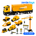 Машина грузовик, с контейнером набор спецтехники 5223 ZT-TA-005223
