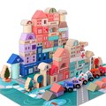 Деревянный конструктор Городок 115 деталей JHTOY-101 ZT-KN-002850 - фото 3066