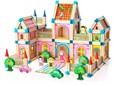 Деревянный конструктор Замок 128 деталей JHTOY-024 ZT-KO-001620 - фото 3984