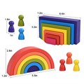 Деревянный набор - Радуга FT ZT-PA-002626 - фото 612